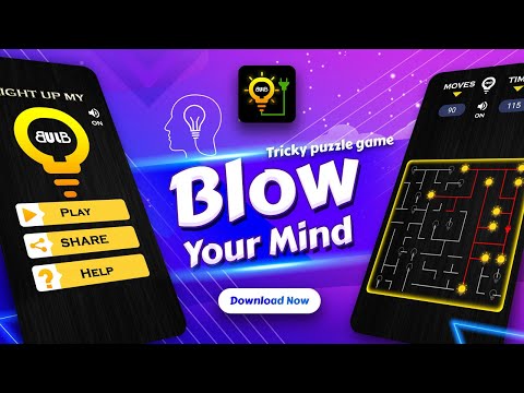 Light Bulb Puzzle Game Video