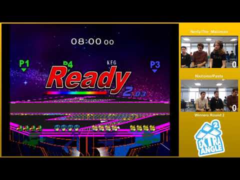 Extra Angle 2 | Melee Doubles W2 | Nerfy The Malcman VS Naztoise Pasta