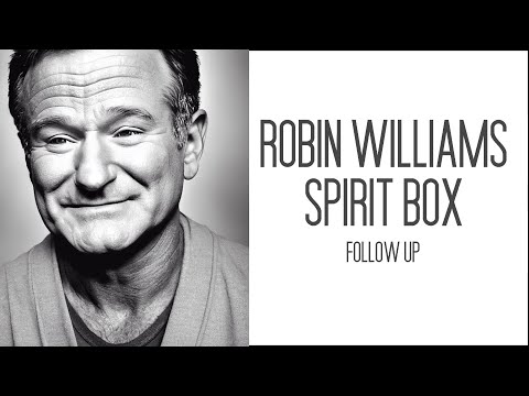 SPIRIT BOX: Robin Williams 2021. A Very Emotional Session. His own voice.