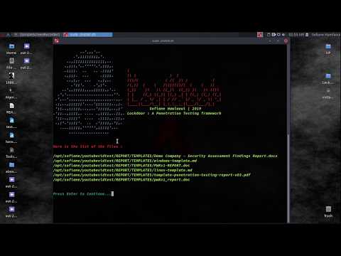🔐 Lockdoor Framework : A Penetration Testing framework - IntrospecTech