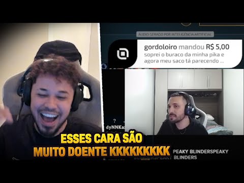 TITAN NÃO TANKOU OS DONATES DA LIVE DO DYNQUEDO | TITAN REACT RENECRODILO