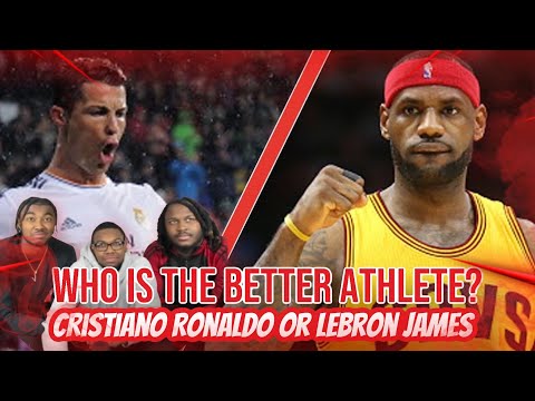 AMERICANS REACT | Who is the Better Athlete: Cristiano Ronaldo or LeBron James?