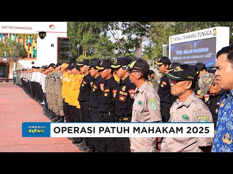 POLRES KUTIM GELAR OPERASI PATUH MAHAKAM 2025 TEKANKAN DISIPLIN BERLALU LINTAS
