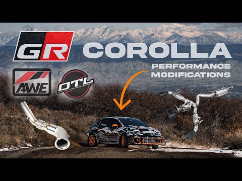 GR Corolla Mods! | Full Turbo Back Exhaust - OTL Performance - AWE Tuning