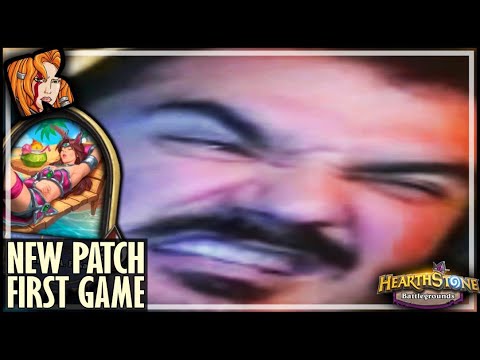 NEW PATCH! MY FIRST GAME?! - Hearthstone Battlegrounds