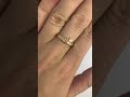 Золотое кольцо с фианитами 0.03ct