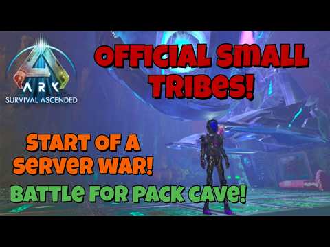 ARK: Official Small Tribes: Start Of A Server War: Battle For Pack Cave!