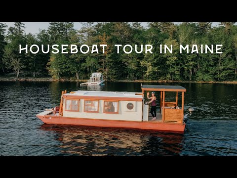 Off-Grid Houseboat Tour | Tiny Home on the Water