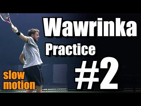 Stanislas Wawrinka in Super Slow Motion | Forehand and Backhand #2 | Western & Southern Open 2014