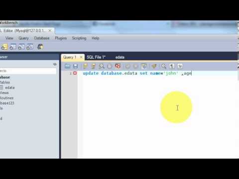 Beginners MYSQL Database Tutorial 8 SQL UPDATE Statement Statement Query