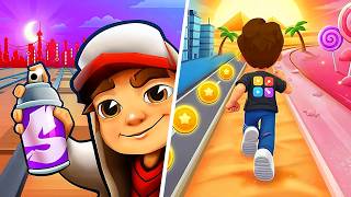 Download lagu Subway Surfers VS Kooply Subway Run, Subway Surfers Cartoon Game, Gameplay Adventure Subway Bound mp3