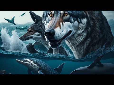 Scientists believe that WHALES evolved from WOLVES. 👀