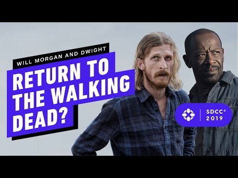 Will Morgan and Dwight Ever Return to The Walking Dead? - Comic Con 2019 Video