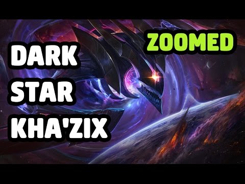 DARK STAR KHA'ZIX SKIN ZOOMED SPOTLIGHT - LEAGUE OF LEGENDS