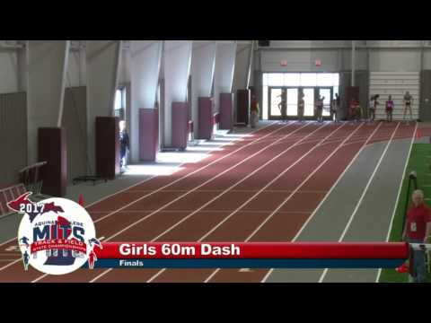 MITS 2017 Girls 60m Dash Final Heat 2