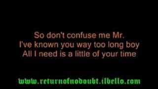 No Doubt - Excuse Mr Mr. (with lyrics)