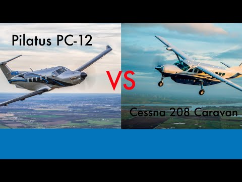 Cessna Caravan VS Pilatus PC-12 (X-Plane 11)