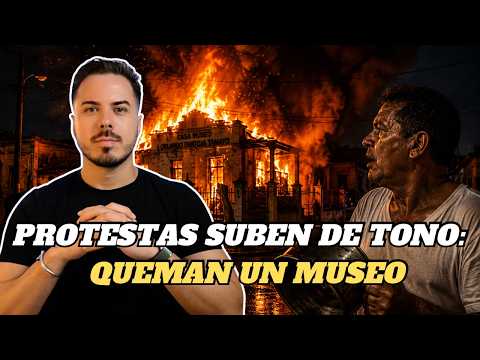 Arde museo de un hombre del Che en plena ola de protestas en Cuba