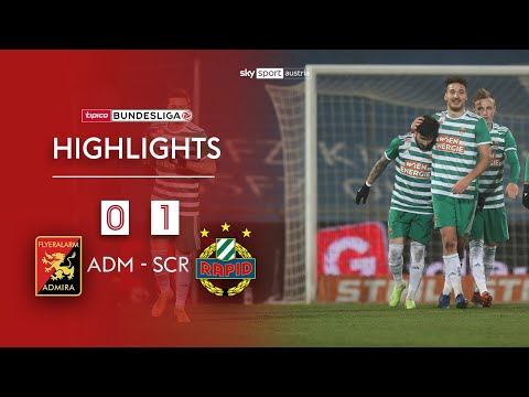 tipico Bundesliga, 12. Runde: FC Flyeralarm Admira - SK Rapid Wien 0:1