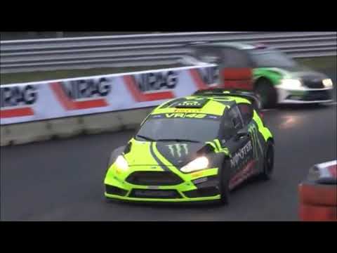 Valentino Rossi Pilots Ford Fiesta RS Rally Monza