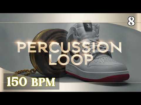 [FREE Percussion Loops] 150 BPM Hip Hop 8 - Free Stock Drums, Samples, Loops, One Shots, Presets