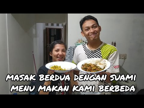 BEDA SELERA!! - MASAK BERDUA LAUK BERBEDA - hidup dirantau #h3family #masak