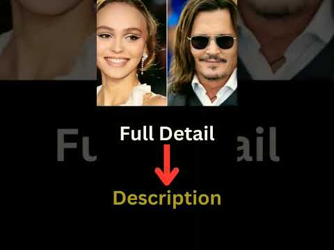 Lily Rose Depp Expresses Joy for Father😄😊Johnny Depp 2023 #johnnydepp #shorts #lilyrosedepp
