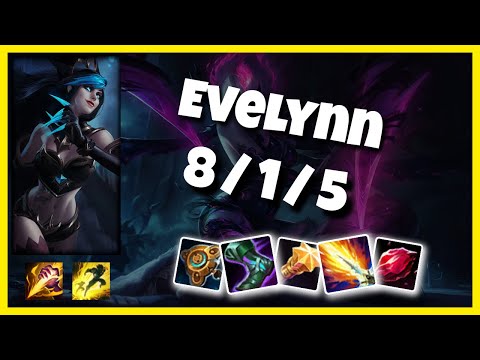 Evelynn vs Karthus BR Challenger JUNGLE (8/1/5) - v11.3