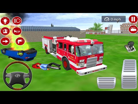 Fire Truck Driving Simulator 2021 Best Android Gameplay
