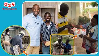 South Africa Xenophobia V!ct!m Receives GH₵200K From Ibrahim Mahama + Sakumono Old Man Gets Help