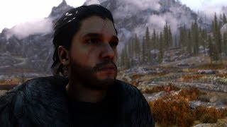 Jon Snow In The World Of Skyrim