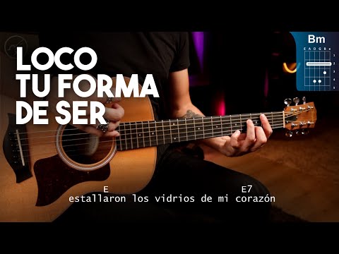 LOCO TU FORMA DE SER -  Los Auténticos Decadentes GUITARRA ACORDES + SOLO | Super Fácil Christianvib