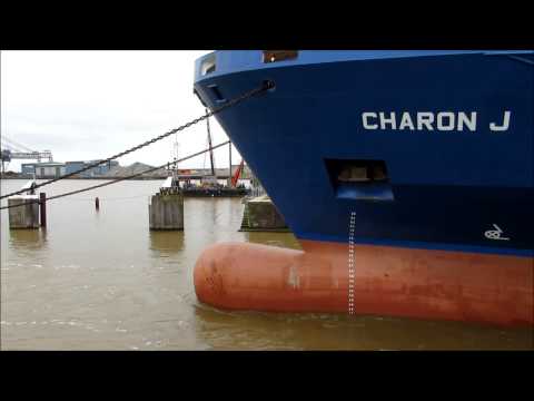 Charon J ex Corvus J IMO 9262895 erste Reise nach Collision mit Baltic Ace First voyage after repair