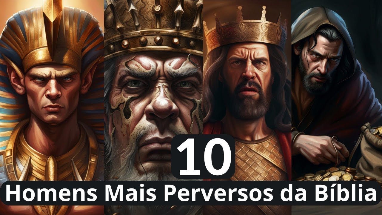 Retratos da Perversidade: Os 10 Homens Mais Perversos da Bíblia Sagrada