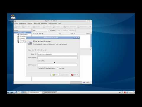Lubuntu - Sylpheed E-Mail