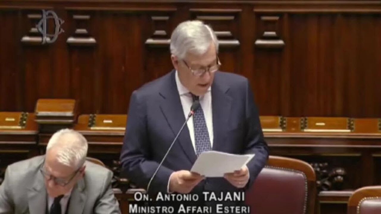 Board of Peace, Tajani: "Non partecipare sarebbe contrario allo spirito dell'art. 11 Costituzione"
