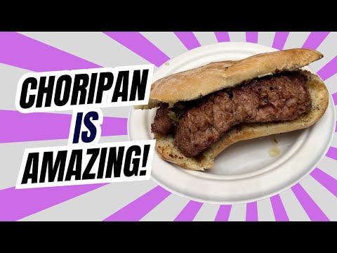 Enjoying Choripan in Costa Rica!