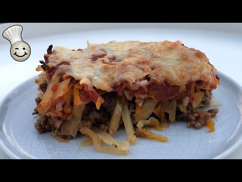 Cabbage Casserole with Ground Beef | Baked Cabbage and...