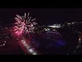 Drone Captures Homecoming Fireworks Show