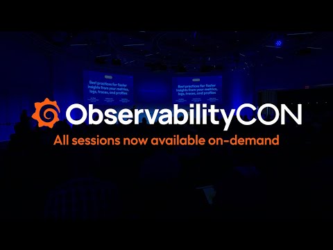 ObservabilityCON 2024 - All Sessions Now Available On-Demand! | Grafana