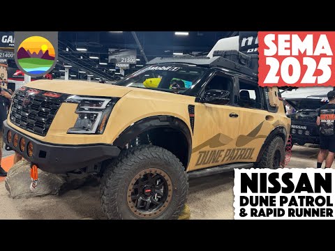 SEMA 2025 - Nissan Dune Patrol & Rapid Runner Concept Vehicles