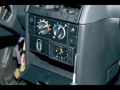 как снять часы ваз 2110