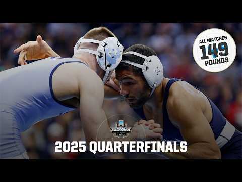 149 pound quarterfinals (all 4 matches) 2025 NCAA wrestling championships