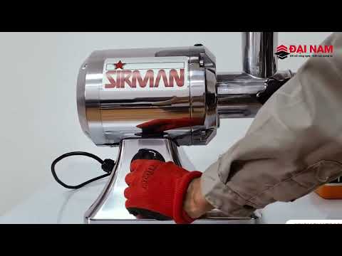 Hướng dẫn sử dụng máy xay thịt SIRMAN TC12 E