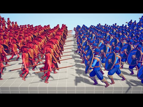 100x VIKING ARMY 🪓 vs ⚔️ 100x ACIENT ARMY / Totally Accurate Battle Simulator ( TABS )