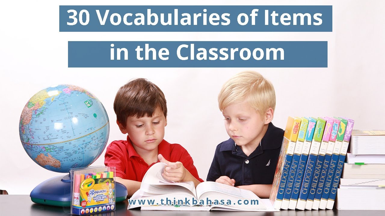 Classroom Objects in Bahasa Indonesia | Learn Indonesian Vocabulary