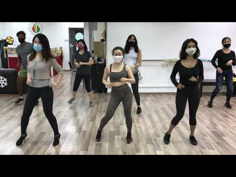 Beginner Solo Bachata shines to Kewin Cosmos , Ataca & La Alemana - Calma