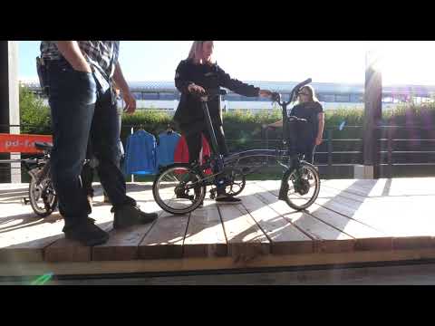 Eurobike 2019 - Experten erklären Neuheiten und Trends: Millie Allen & James Pullinger (Brompton)