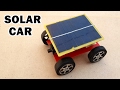 How To Make A Solar Powered Toy Car At Home