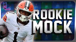 Final 2026 ROOKIE Mock Draft - Preseason Risers + Fallers - Dynasty Fantasy Football